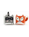 Lawn Fawn - Lawn Cuts - Tiny Gift Box With Raccoon & Fox Add-On-ScrapbookPal