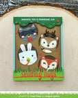 Lawn Fawn - Lawn Cuts - Tiny Gift Box With Raccoon & Fox Add-On-ScrapbookPal
