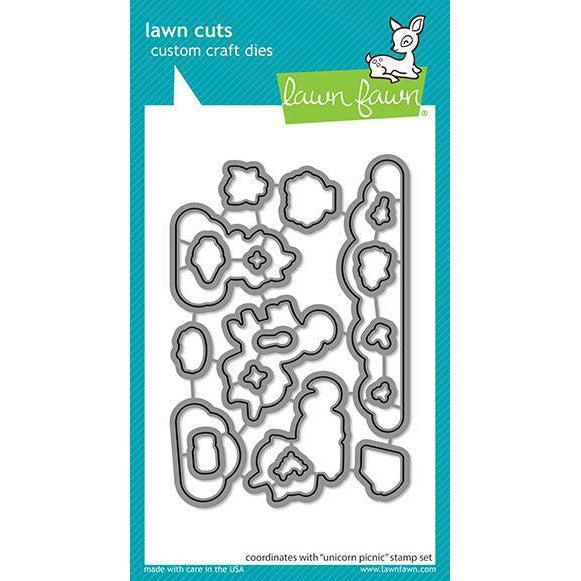Lawn Fawn - Lawn Cuts - Unicorn Picnic-ScrapbookPal