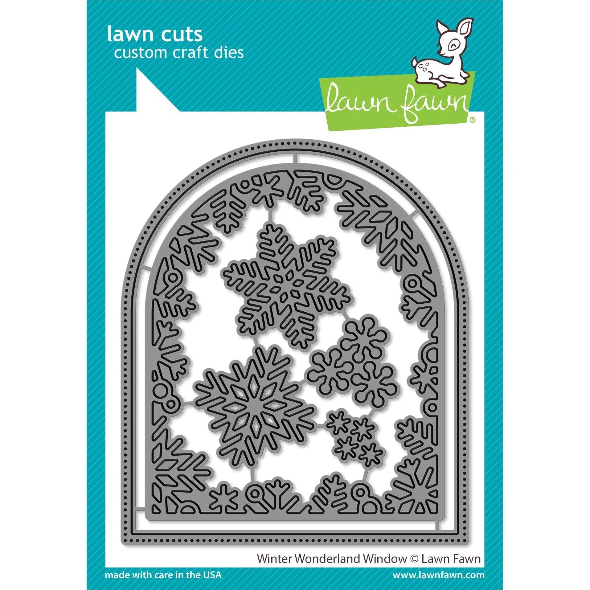 Lawn Fawn - Lawn Cuts - Winter Wonderland Window-ScrapbookPal