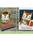 Lawn Fawn - Lawn Cuts - Woodland Critter Huggers Winter Add-On-ScrapbookPal