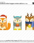 Lawn Fawn - Lawn Cuts - Woodland Critter Huggers Winter Add-On-ScrapbookPal