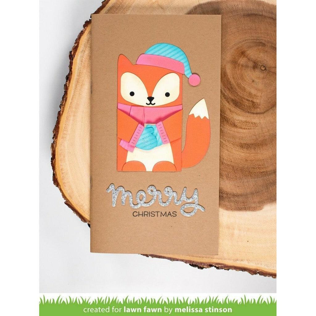 Lawn Fawn - Lawn Cuts - Woodland Critter Huggers Winter Add-On-ScrapbookPal