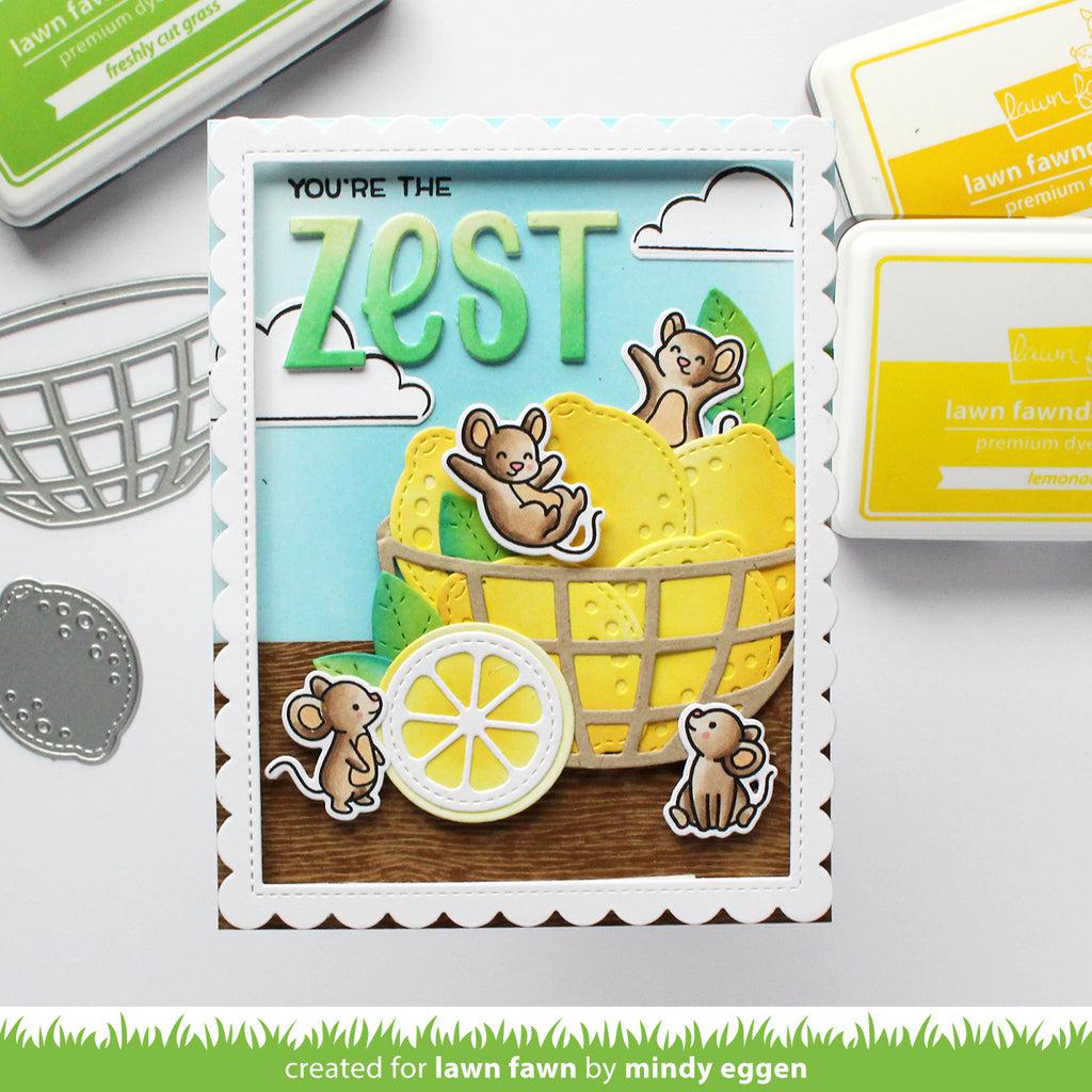 Lawn Fawn - Lawn Cuts - Zesty Lemon-ScrapbookPal