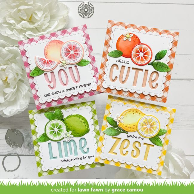 Lawn Fawn - Lawn Cuts - Zesty Lemon-ScrapbookPal