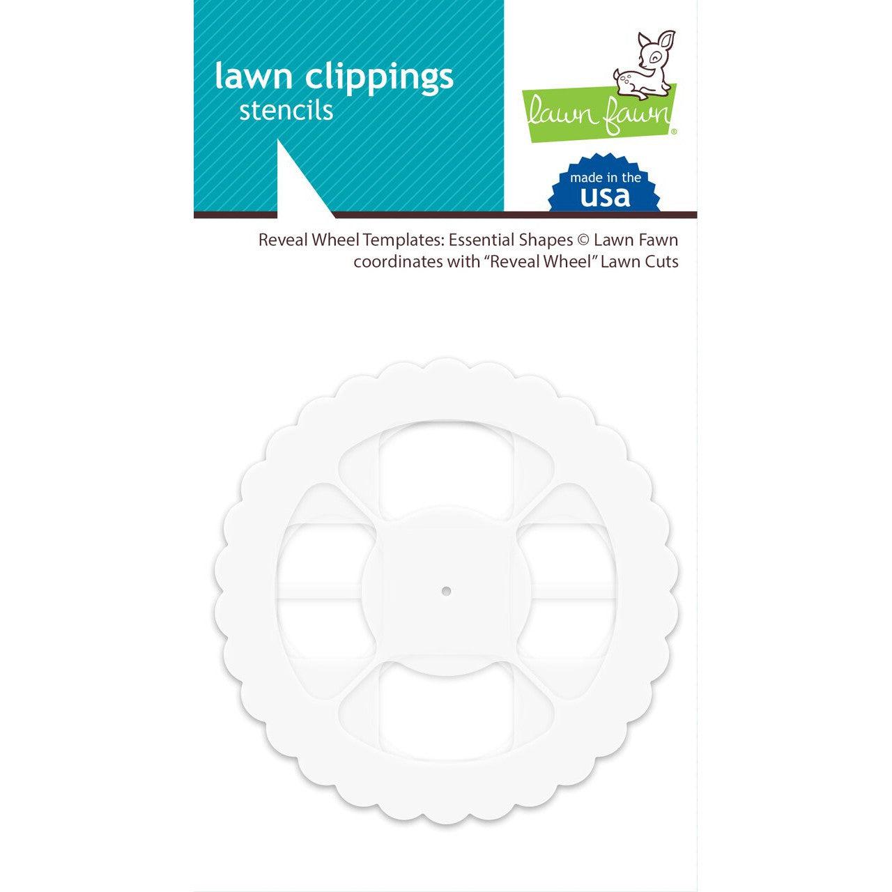 Lawn Fawn - Reveal Wheel Templates: Essential Shapes-ScrapbookPal