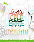 Lawn Fawn - Stencils - Balloon Background-ScrapbookPal