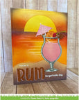 Lawn Fawn - Stencils - Beach Sunset-ScrapbookPal