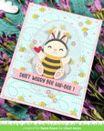 Lawn Fawn - Stencils - Bee Happy Background-ScrapbookPal