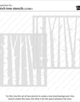 Lawn Fawn - Stencils - Birch Tree-ScrapbookPal