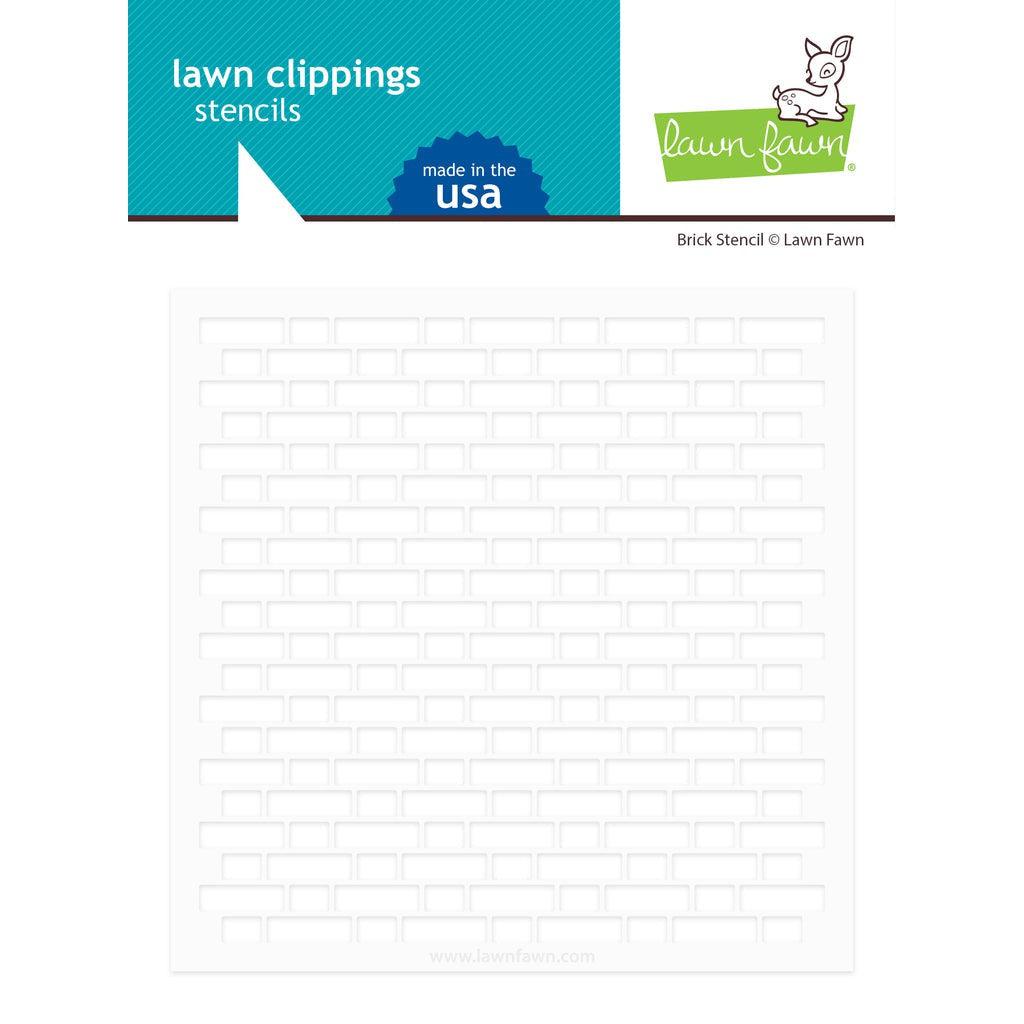 Lawn Fawn - Stencils - Brick-ScrapbookPal