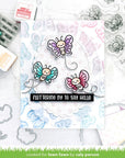 Lawn Fawn - Stencils - Butterfly Background-ScrapbookPal
