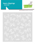 Lawn Fawn - Stencils - Butterfly Background-ScrapbookPal