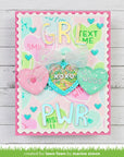 Lawn Fawn - Stencils - Candy Hearts-ScrapbookPal