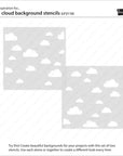 Lawn Fawn - Stencils - Cloud Background-ScrapbookPal