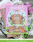 Lawn Fawn - Stencils - Falling Hearts-ScrapbookPal