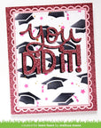 Lawn Fawn - Stencils - Graduation Caps Background-ScrapbookPal