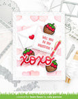 Lawn Fawn - Stencils - Layered Hearts Background-ScrapbookPal