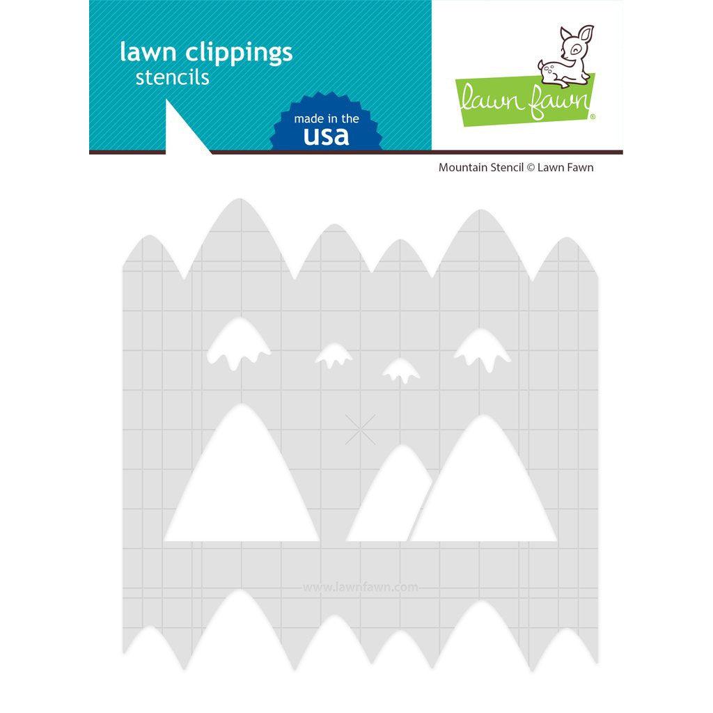 Lawn Fawn - Stencils - Mountain-ScrapbookPal