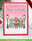 Lawn Fawn - Stencils - Snow Flurries Background-ScrapbookPal
