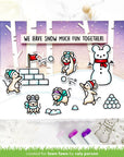 Lawn Fawn - Stencils - Snow Flurries Background-ScrapbookPal