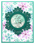 Lawn Fawn - Stencils - Snowflake Background-ScrapbookPal