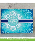 Lawn Fawn - Stencils - Snowflake Background-ScrapbookPal