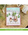 Lawn Fawn - Stencils - Snowy Sky-ScrapbookPal
