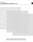 Lawn Fawn - Stencils - Spring Flowers-ScrapbookPal