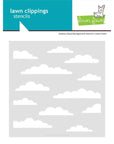 Lawn Fawn - Stencils - Stratus Cloud Background-ScrapbookPal