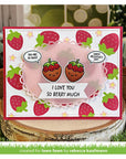 Lawn Fawn - Stencils - Strawberry Fields Background-ScrapbookPal