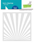 Lawn Fawn - Stencils - Sunray Background-ScrapbookPal
