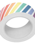 Lawn Fawn - Washi Tape - Rainbow Diagonal Stripes-ScrapbookPal