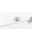 Lawn Fawn - Washi Tape - Scripty Saying Shimmer-ScrapbookPal