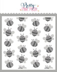 Pretty Pink Posh - Stencils - Layered Bees