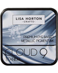 Lisa Horton Crafts - Cloud 9 Metallic Ink Pad - Titanium-ScrapbookPal