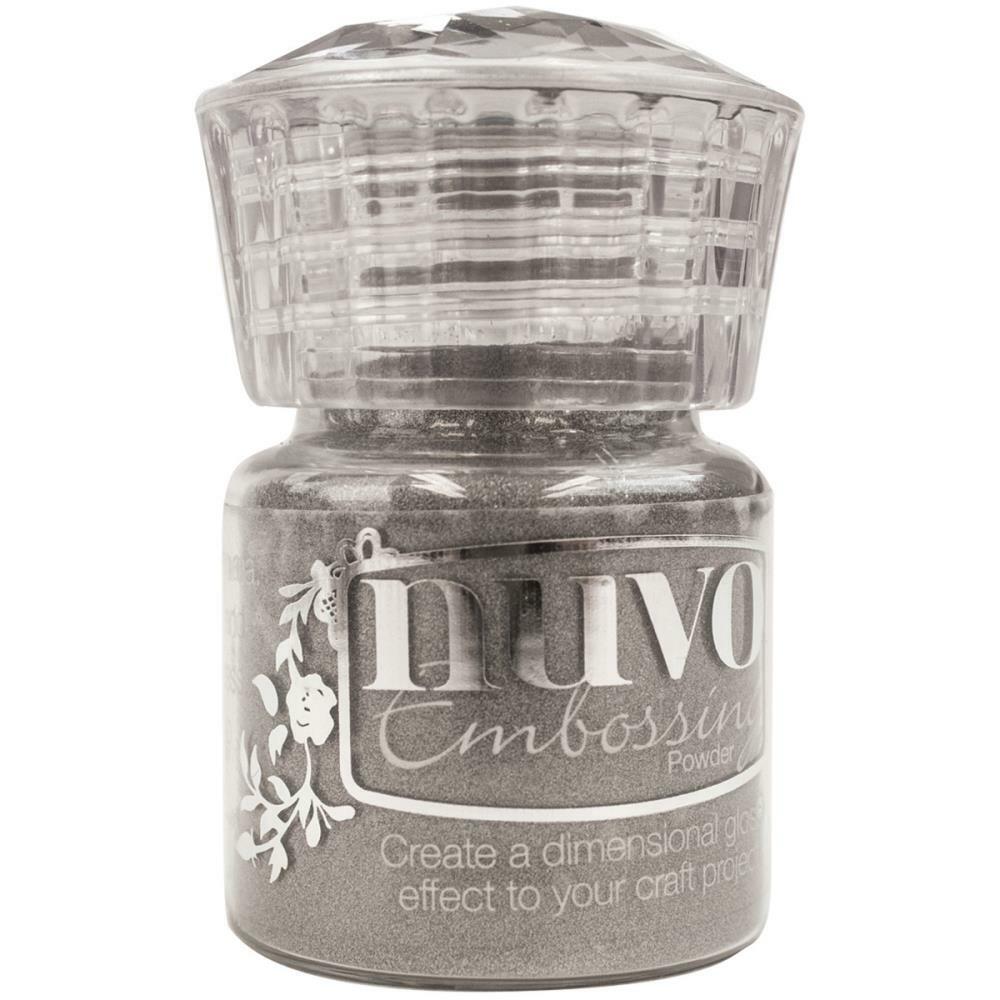 Nuvo - Embossing Powder - Classic Silver-ScrapbookPal