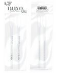 Nuvo - Gel Pens - White, 2 pack-ScrapbookPal