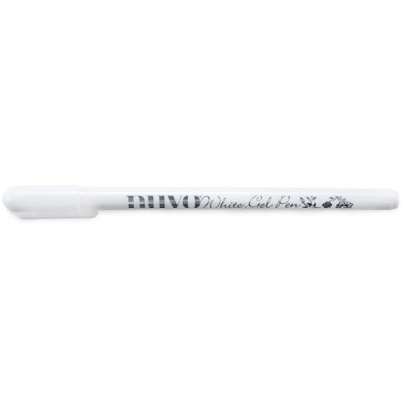Nuvo - Gel Pens - White, 2 pack-ScrapbookPal