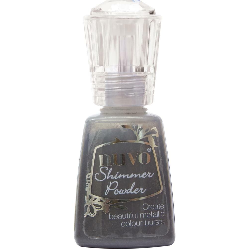 Nuvo - Shimmer Powder - Storm Cloud-ScrapbookPal