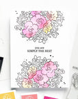 Pinkfresh Studio - Clear Stamps - Blooming Grace-ScrapbookPal