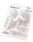 Pinkfresh Studio - Clear Stamps - Butterfly Bliss-ScrapbookPal
