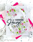 Pinkfresh Studio - Clear Stamps - Cheerful Blossoms-ScrapbookPal