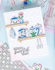 Pinkfresh Studio - Clear Stamps - Cottage Keepsakes-ScrapbookPal