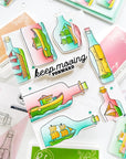 Pinkfresh Studio - Stencils - Message In A Bottle-ScrapbookPal