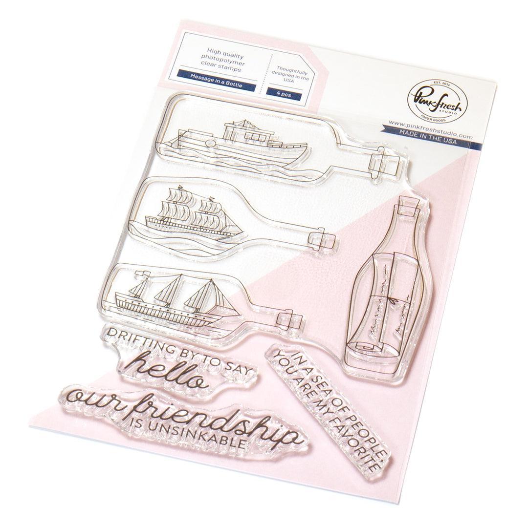 Pinkfresh Studio - Clear Stamps - Message In A Bottle-ScrapbookPal