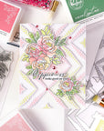 Pinkfresh Studio - Clear Stamps - Peony Perfection-ScrapbookPal