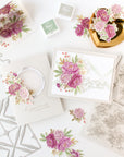 Pinkfresh Studio - Clear Stamps - Peony Perfection-ScrapbookPal