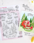Pinkfresh Studio - Clear Stamps - Retro Camp Days-ScrapbookPal