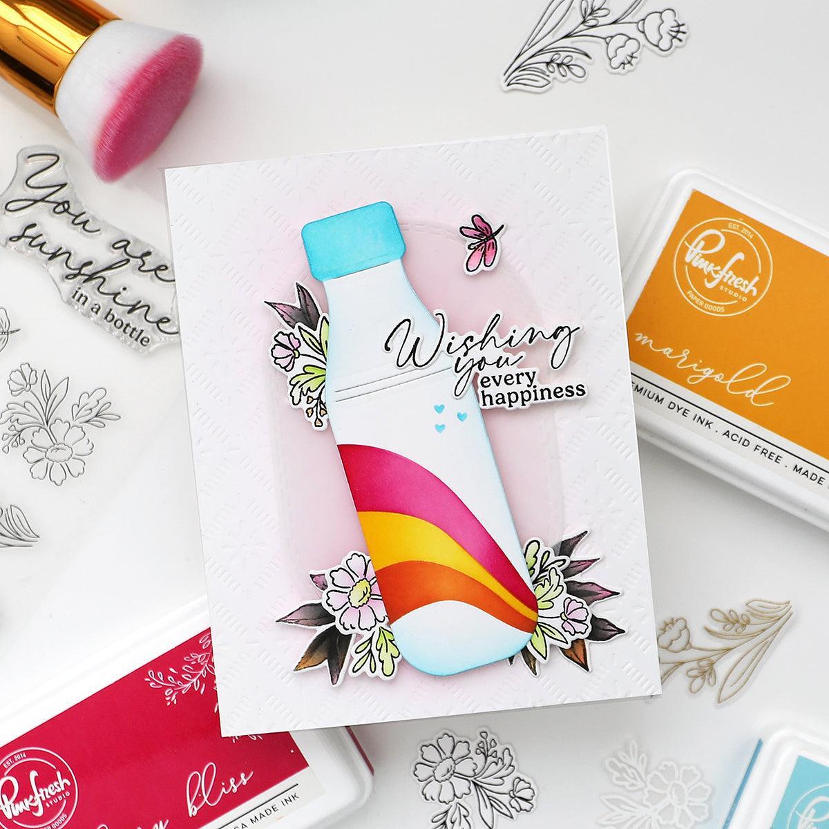 Pinkfresh Studio - Clear Stamps - Sippable Scenes-ScrapbookPal